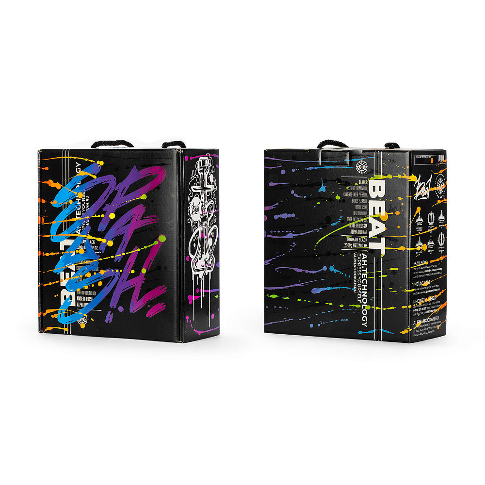 Alpha Hookah BEAT SPLASH, includes FREE MINI BLACK Base!