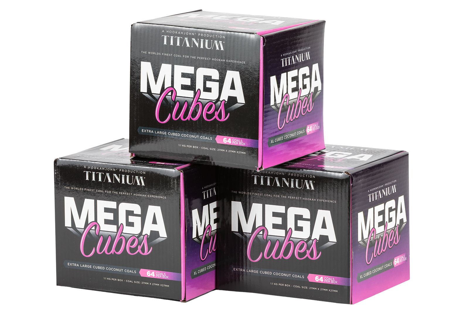 3 pack Titanium MEGA Cube Kilos