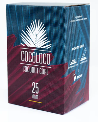 Cocoloco Coconut Hookah Coals 25 mm