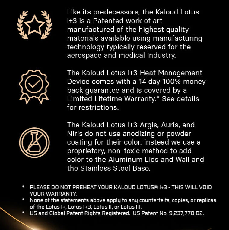 Kaloud Lotus I+3 Stainless Steel Heat Management Device