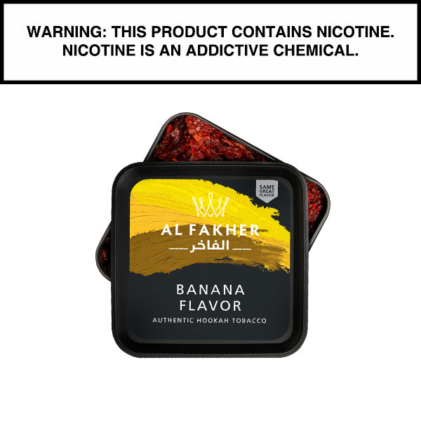 250 Gram Al Fakher Shisha Banana Flavor Hookah Tobacco