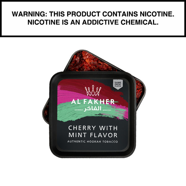 250 Gram Al Fakher Shisha Cherry with Mint Flavor Hookah Tobacco