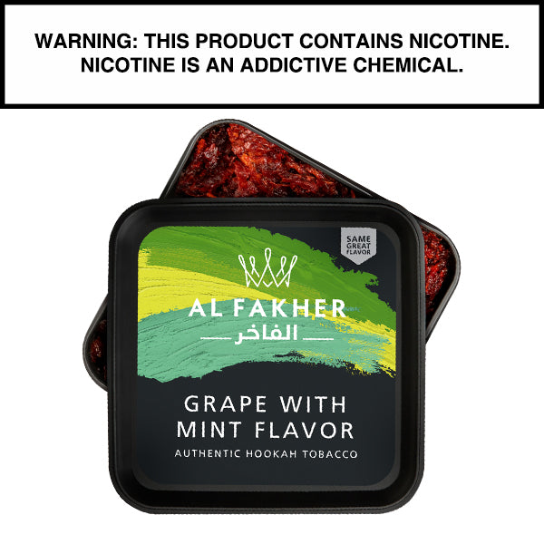 1000 Gram Al Fakher Kilo Shisha Grape with Mint Flavor Hookah Tobacco
