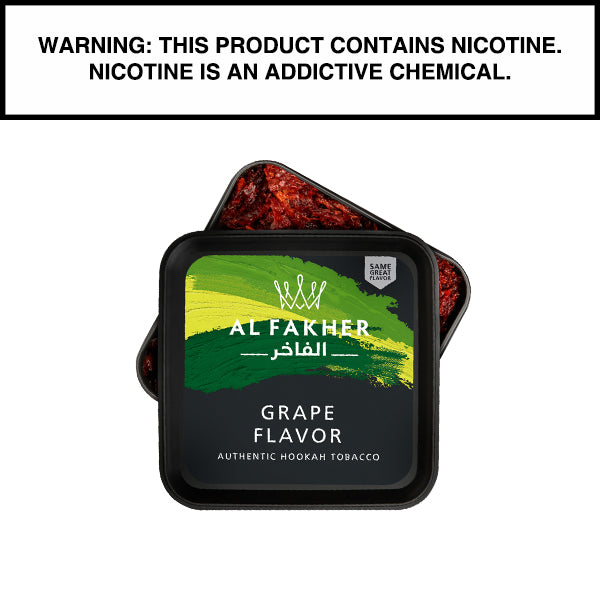 250 Gram Al Fakher Shisha Grape Flavor Hookah Tobacco