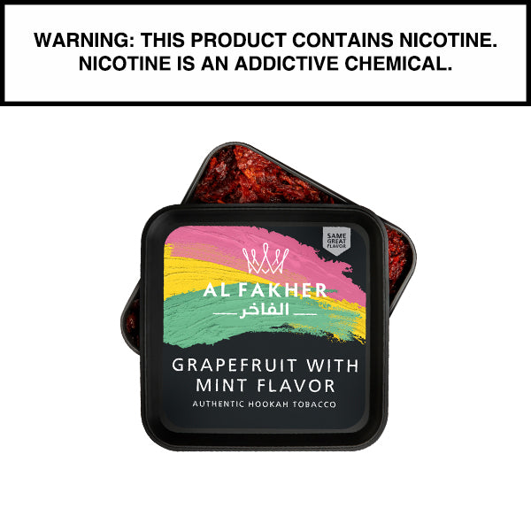 250 Gram Al Fakher Shisha Grapefruit with Mint Flavor Hookah Tobacco