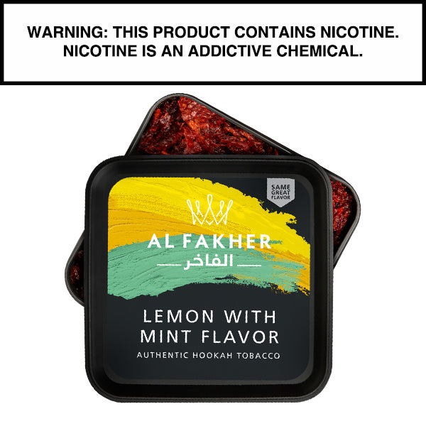 1000 Gram Al Fakher Kilo Shisha Lemon with Mint Flavor Hookah Tobacco