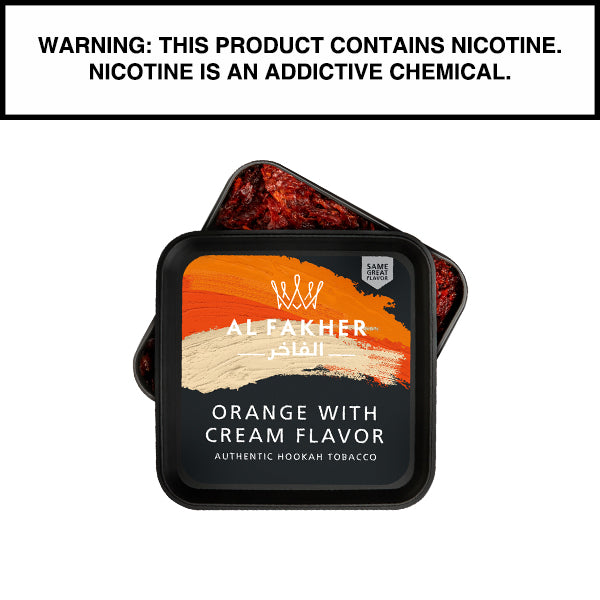 250 Gram Al Fakher Shisha Orange with Cream Flavor Hookah Tobacco
