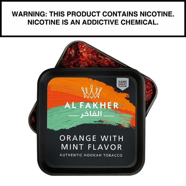 1000 Gram Al Fakher Kilo Shisha Orange with Mint Flavor Hookah Tobacco