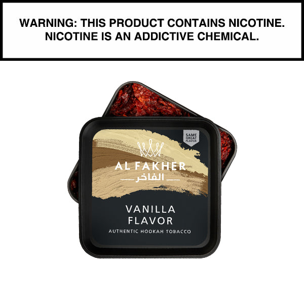 250 Gram Al Fakher Shisha Vanilla Flavor Hookah Tobacco