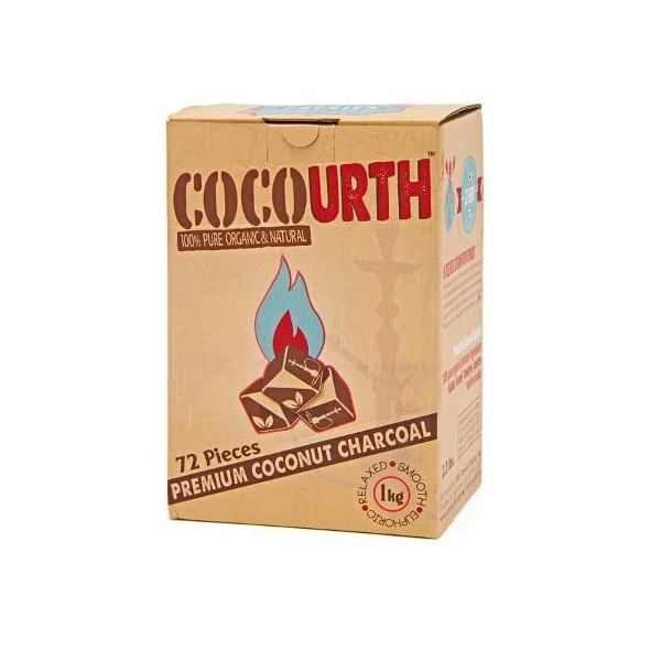Cocourth Natural Hookah Coals - Cubes - 72ct