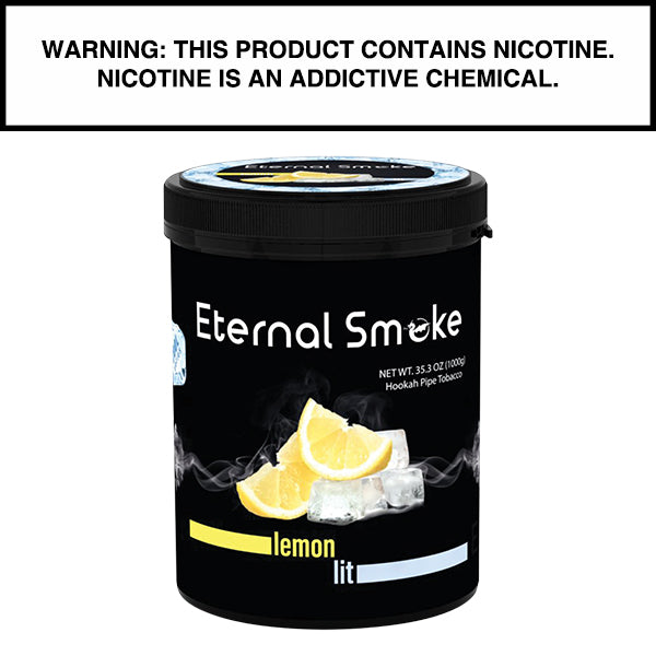 1,000 Gram Eternal Smoke Shisha Lemon Lit Flavor Hookah Tobacco