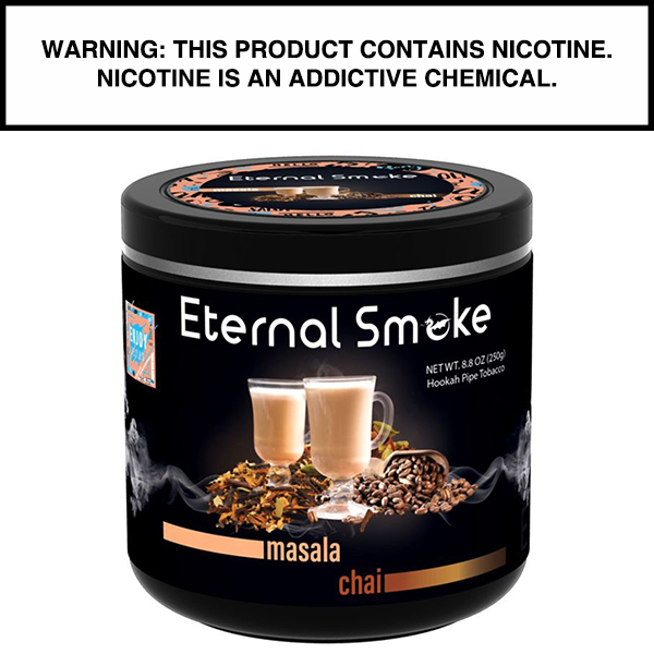 250 Gram Eternal Smoke Shisha Masala Chai Flavor Hookah Tobacco