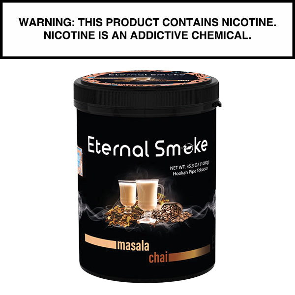 1,000 Gram Eternal Smoke Shisha Masala Chai Flavor Hookah Tobacco