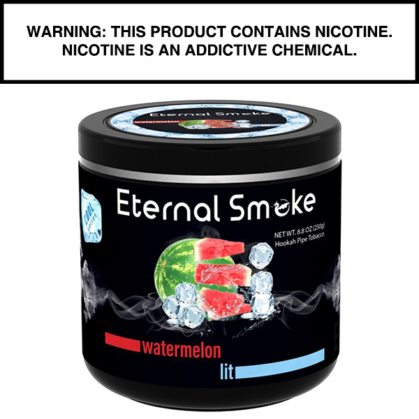 250 Gram Eternal Smoke Shisha Watermelon Lit Flavor Hookah Tobacco