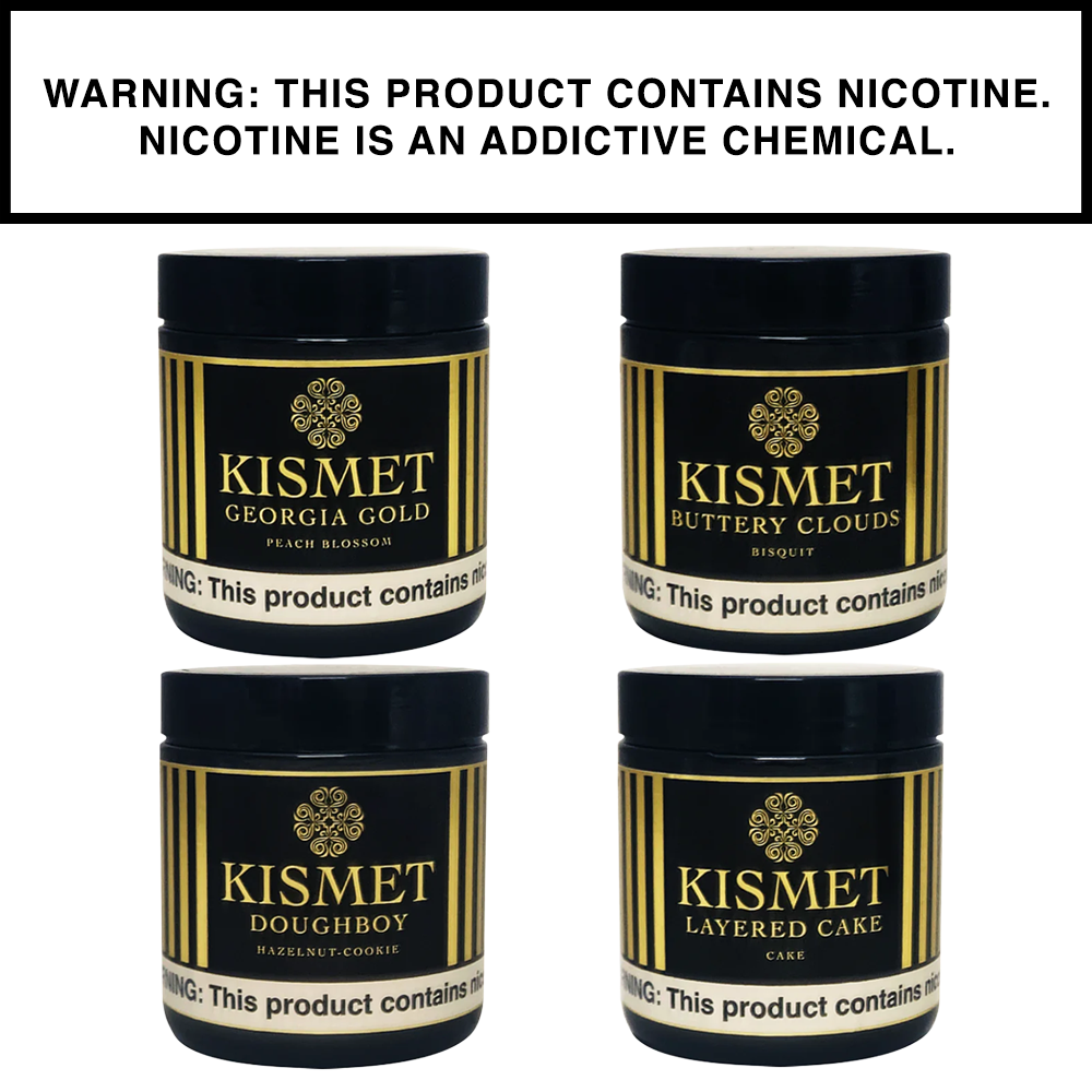 Vandenberg’s Kismet Noir tobacco showcasing rich aroma and high nicotine