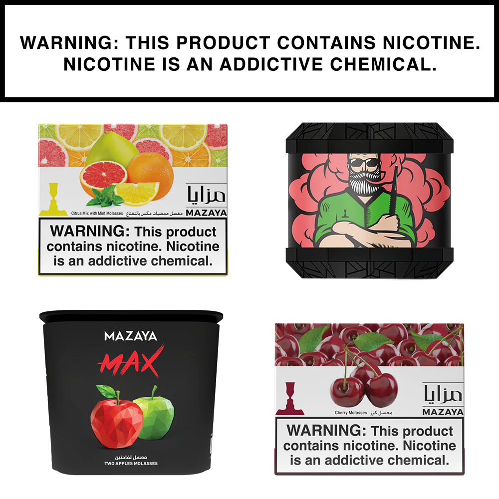 Smooth-burning Mazaya tobacco with natural ingredients and low nicotine