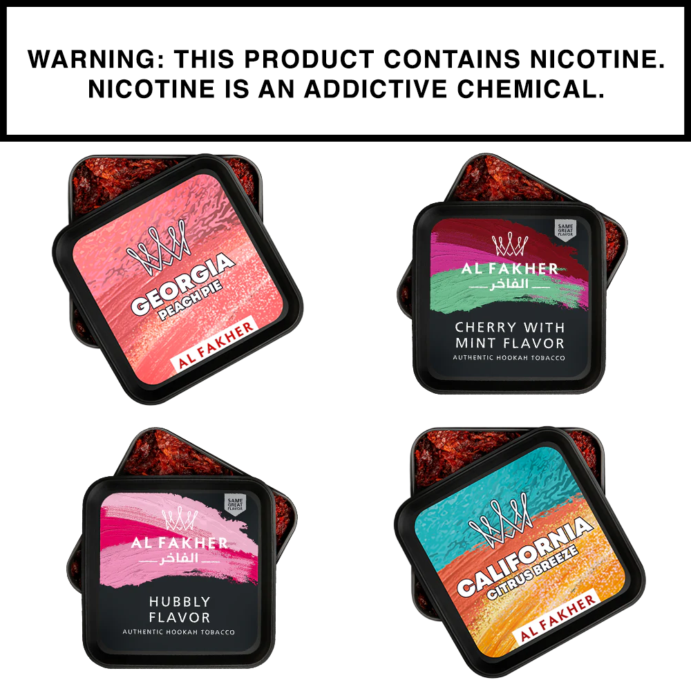 Authentic Al Fakher hookah tobacco – smooth and flavorful shisha