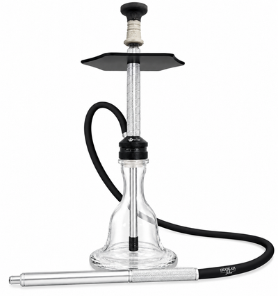 SAOCCA full set up with Knurl hose and Trimony bowl SILVER BLACK