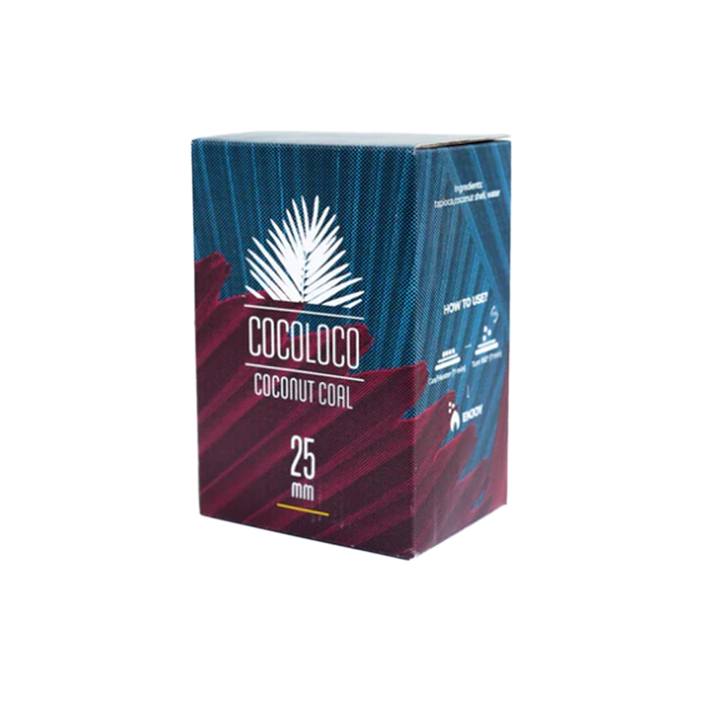 Cocoloco Coconut Hookah Coals 25 mm