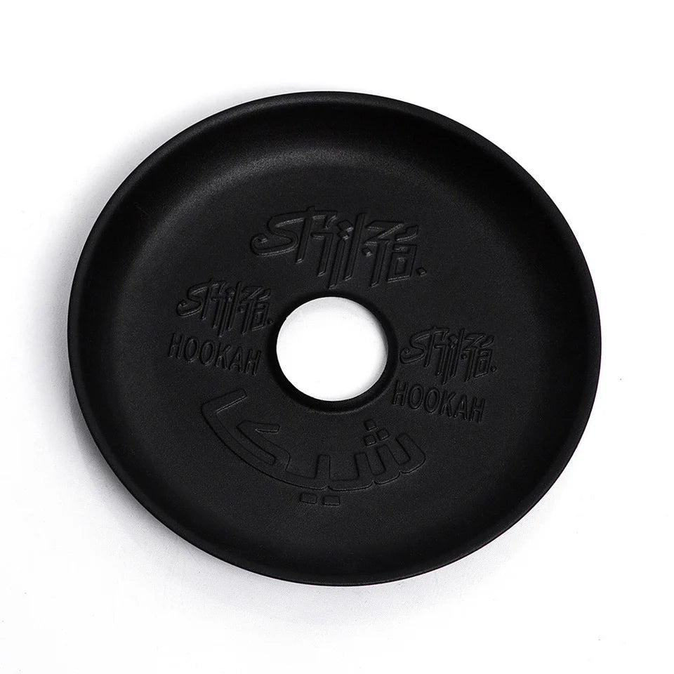 Shika Satin Black Hookah Tray