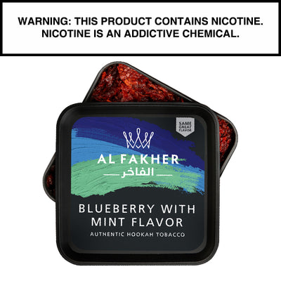 1000 Gram Al Fakher Kilo Shisha Blueberry Mint Flavor Hookah Tobacco