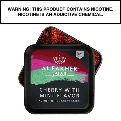 1000 Gram Al Fakher Kilo Shisha Cherry with Mint Flavor Hookah Tobacco
