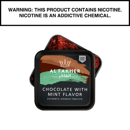 250 Gram Al Fakher Shisha Chocolate with Mint Flavor Hookah Tobacco