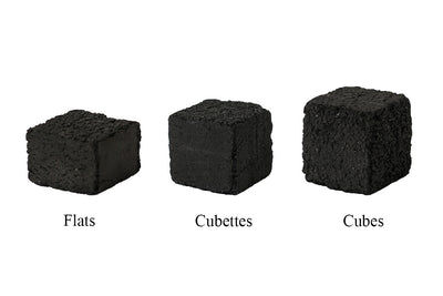 Titanium Cubettes Natural Hookah Coals Full Case - Cubettes - 120x12pc