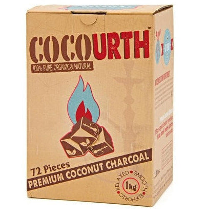 Cocourth Natural Hookah Coals - Cubes - 72ct