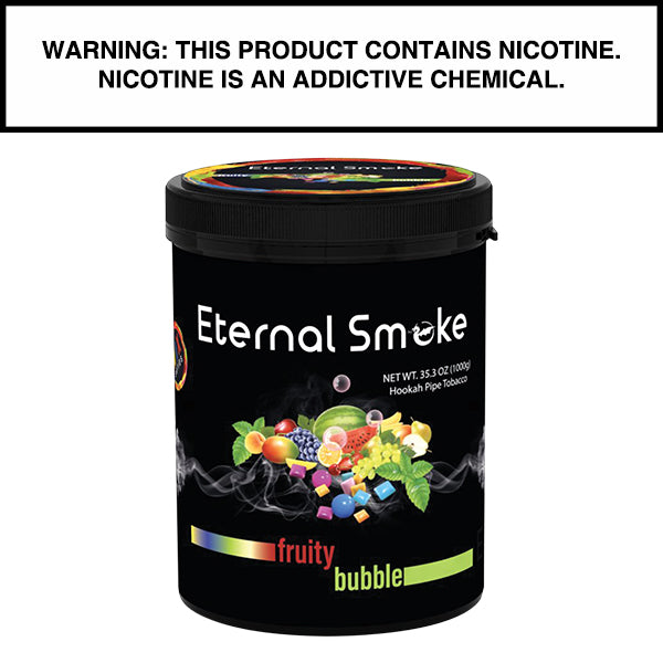 1,000 Gram Eternal Smoke Shisha Fruity Bubble Flavor Hookah Tobacco