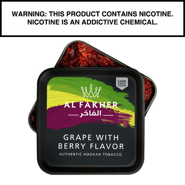 1000 Gram Al Fakher Kilo Shisha Grape with Berry Flavor Hookah Tobacco