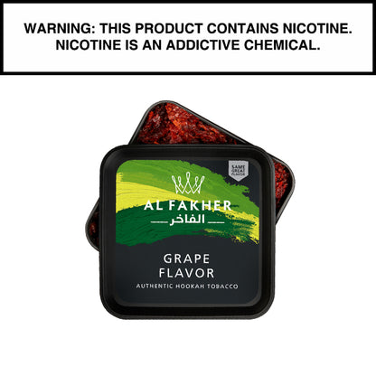 250 Gram Al Fakher Shisha Grape Flavor Hookah Tobacco