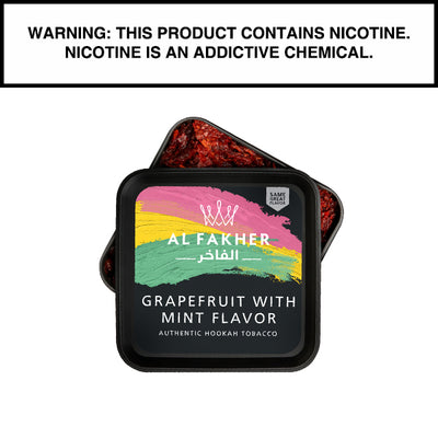 250 Gram Al Fakher Shisha Grapefruit with Mint Flavor Hookah Tobacco