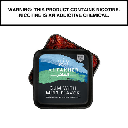 250 Gram Al Fakher Shisha Gum with Mint Flavor Hookah Tobacco