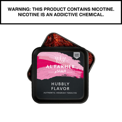 250 Gram Al Fakher Shisha Hubbly (bubblegum) Flavor Hookah Tobacco