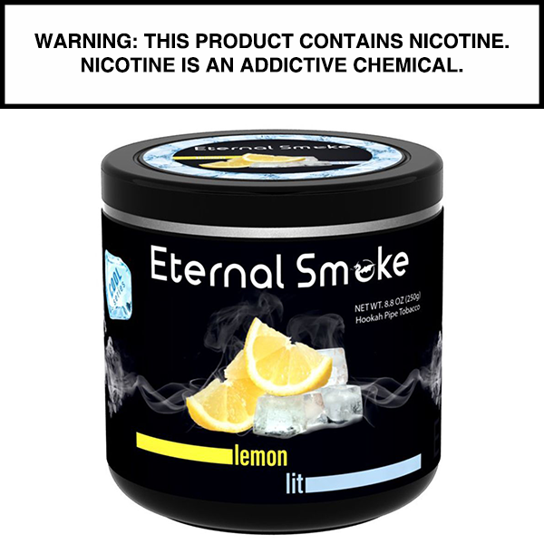 250 Gram Eternal Smoke Shisha Lemon Lit Flavor Hookah Tobacco