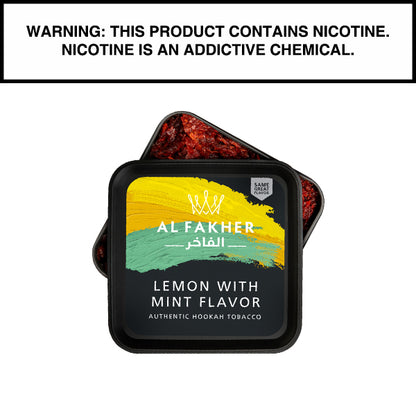250 Gram Al Fakher Shisha Lemon with Mint Flavor Hookah Tobacco