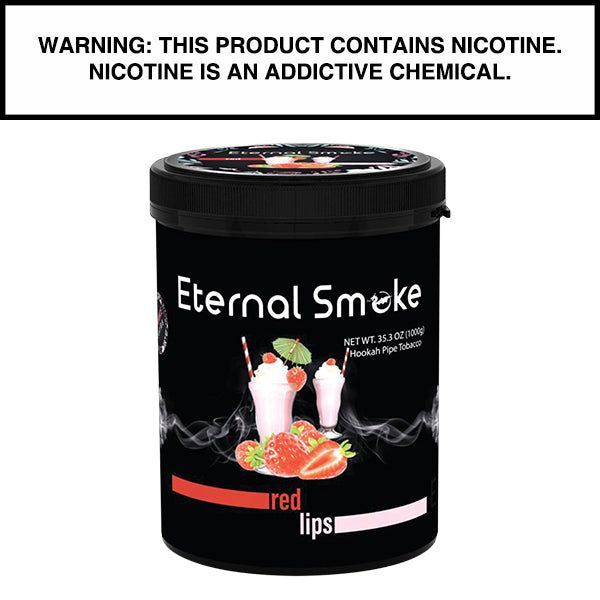 1,000 Gram Eternal Smoke Shisha Red Lips Flavor Hookah Tobacco