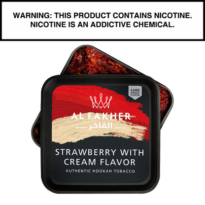 1000 Gram Al Fakher Kilo Shisha Strawberry with Cream Flavor Hookah Tobacco