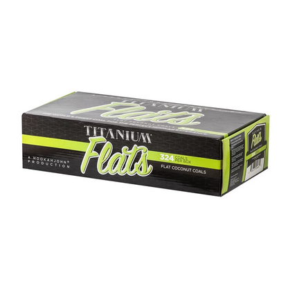 Titanium Flats Natural Hookah Coals Titan Pack - Flats - 324ct