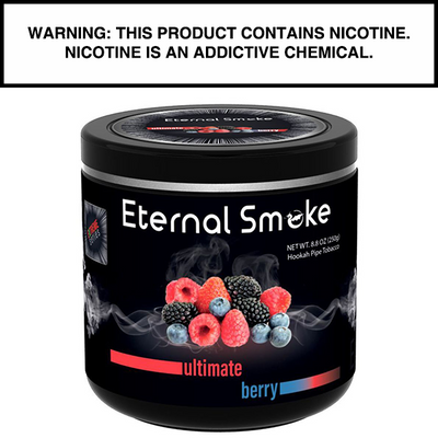 250 Gram Eternal Smoke Shisha Ultimate Berry Flavor Hookah Tobacco
