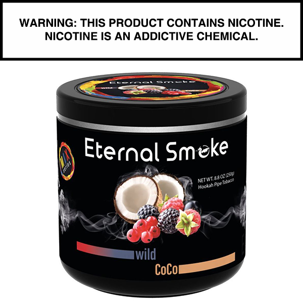 250 Gram Eternal Smoke Shisha Wild Coco Flavor Hookah Tobacco