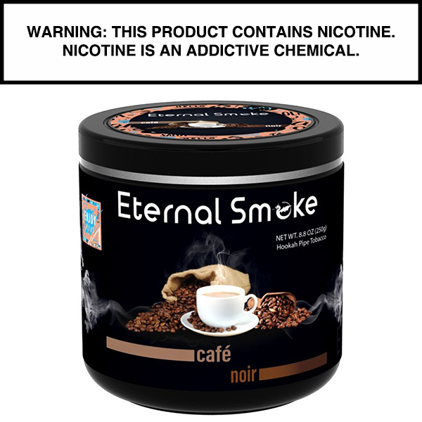 250 Gram Eternal Smoke Shisha Cafe Noir Flavor Hookah Tobacco