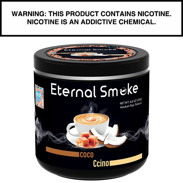 250 Gram Eternal Smoke Shisha Coco Ccino Flavor Hookah Tobacco