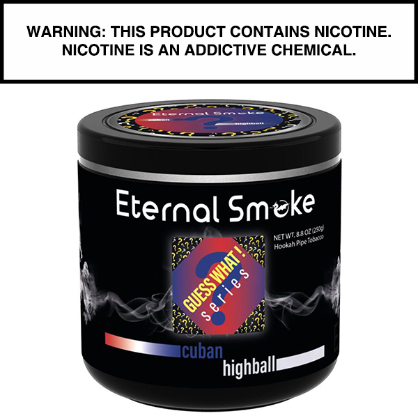 250 Gram Eternal Smoke Shisha Cuban Highball Flavor Hookah Tobacco