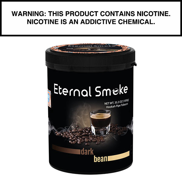 1,000 Gram Eternal Smoke Shisha Dark Bean Flavor Hookah Tobacco