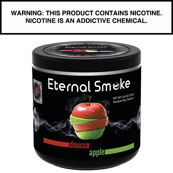 250 Gram Eternal Smoke Shisha Doucce Apple Flavor Hookah Tobacco