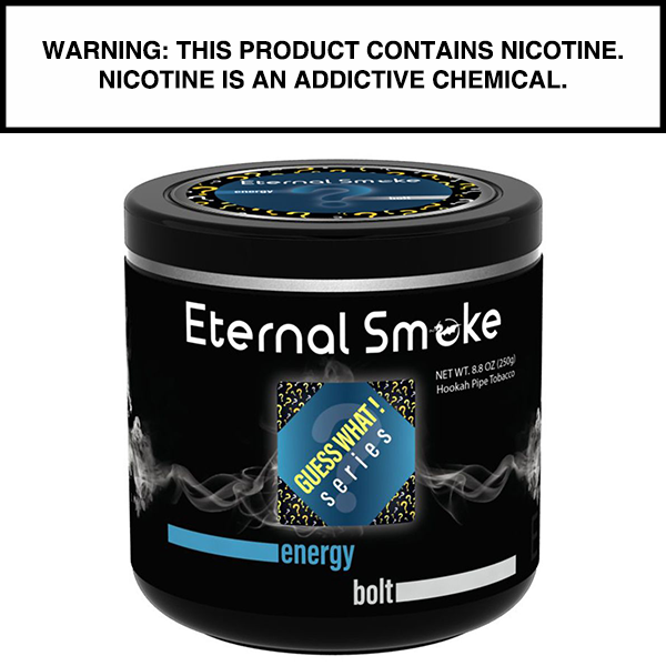 250 Gram Eternal Smoke Shisha Energy Bolt Flavor Hookah Tobacco