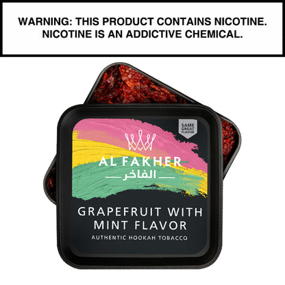 1000 Gram Al Fakher Kilo Shisha Grapefruit with Mint Flavor Hookah Tobacco