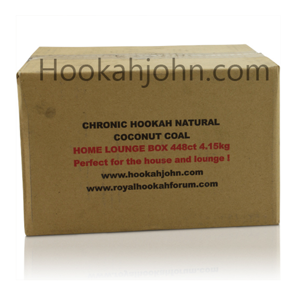 Chronic Natural Hookah Coals Home Lounge Box - Flats - 448ct